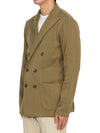 Men's Double Breasted Cardigan Brown - RVR LARDINI - BALAAN 3