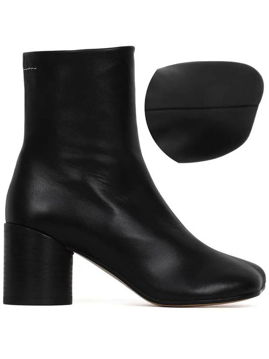 Tabi Leather Middle Boots Black - MAISON MARGIELA - BALAAN 2