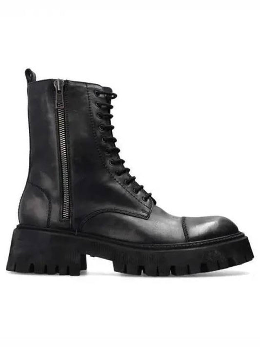 Leather zip-up lace-up tractor boots 270165 - BALENCIAGA - BALAAN 1