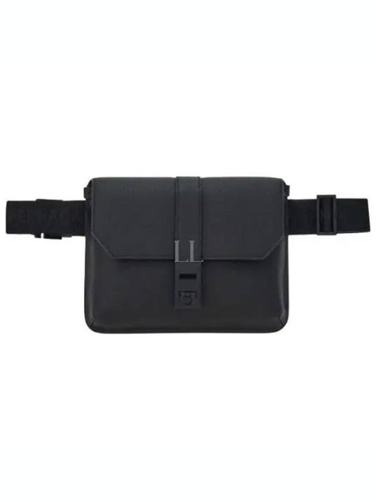 Gancini Buckle Belt Bag Black - SALVATORE FERRAGAMO - BALAAN 2