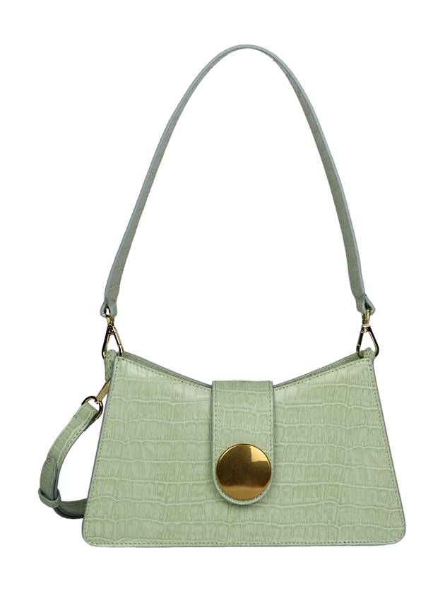 Baguette Croco shoulder bag BAGUETTECROCO MINT - ELLEME - BALAAN 1