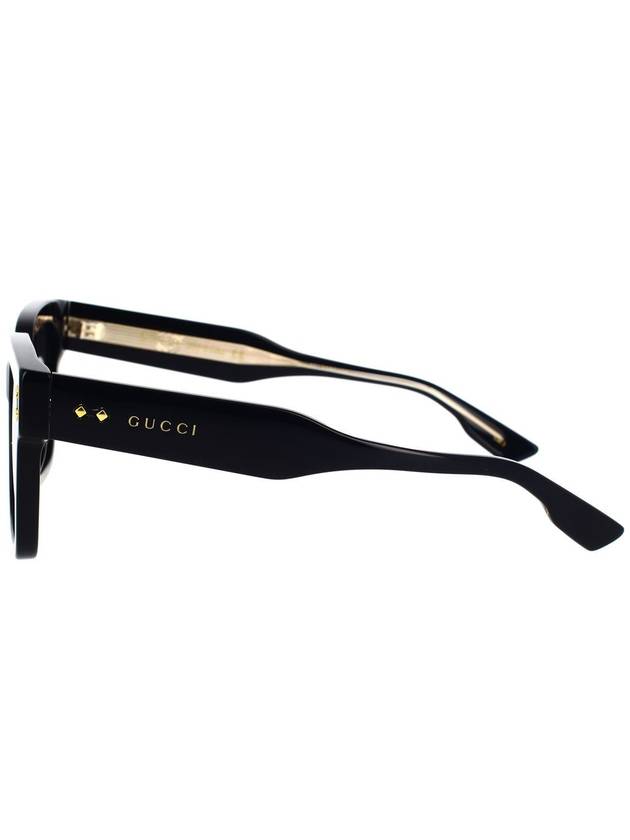 Eyewear Logo Temple Square Sunglasses Black - GUCCI - BALAAN 4