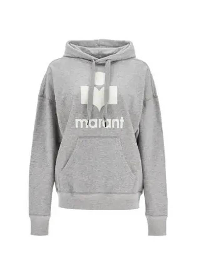 Mansel Logo Hoodie Faded Grey - ISABEL MARANT - BALAAN 2