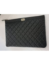 Boy Clutch New Medium Caviar Black Gold A84406 - CHANEL - BALAAN 6