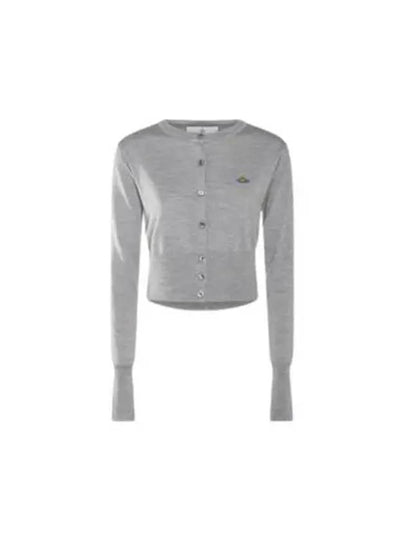 Bea Cropped Cardigan Grey - VIVIENNE WESTWOOD - BALAAN 2