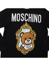 Women's Teddy Bear Mirror Knit Short One Piece Black - MOSCHINO - BALAAN.
