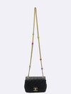 Chanel AS2379 Black Lambskin Petite Sock Mini Gold Logo Jewel Chain Cross Bag - CHANEL - BALAAN 2