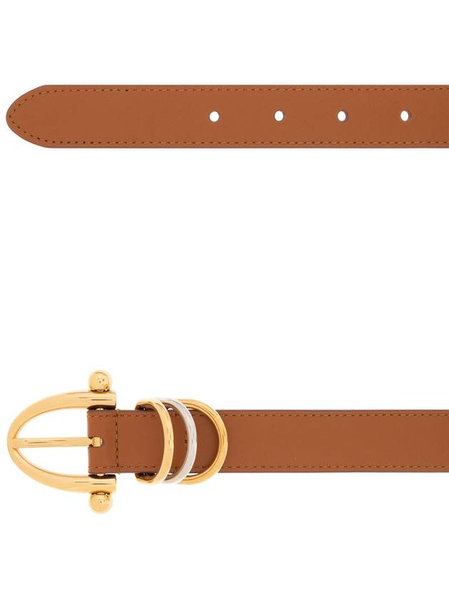 Chloé Leather Belt, Women's, Brown - CHLOE - BALAAN 4