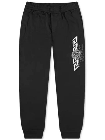 Greek Medusa Print Track Pants Black - VERSACE - BALAAN 1