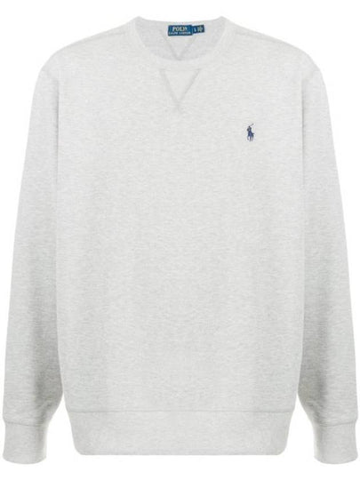 Embroidered Logo Pony Crew Neck Sweatshirt Grey - POLO RALPH LAUREN - BALAAN 2