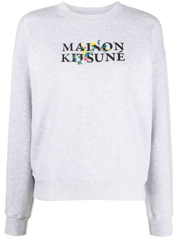 Maison Kitsuné Maison Kitsune Flowers Comfort Sweatshirt Clothing - MAISON KITSUNE - BALAAN 1