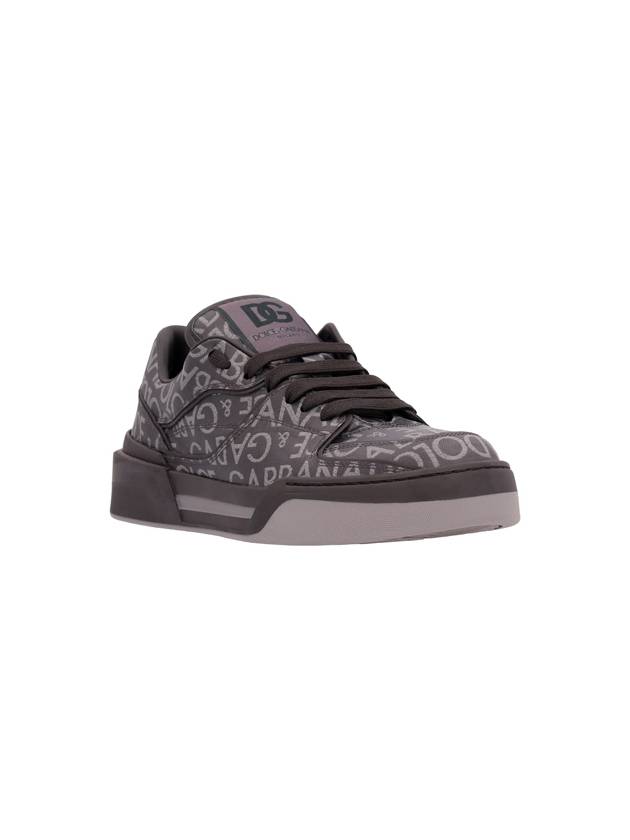 New Rome Low Top Sneakers Grey - DOLCE&GABBANA - BALAAN 3