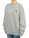 Embroidery Puffin Logo Sweatshirt Grey - JW ANDERSON - BALAAN 5