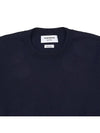 4 Bar Straight Knit Top Navy - THOM BROWNE - BALAAN 4