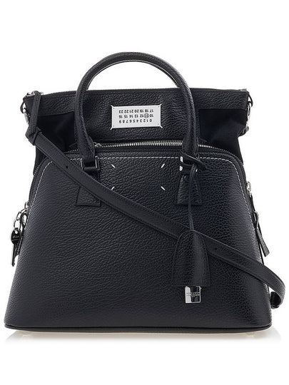 5AC Four Stitch Logo Classic Tote Bag Black - MAISON MARGIELA - BALAAN 2