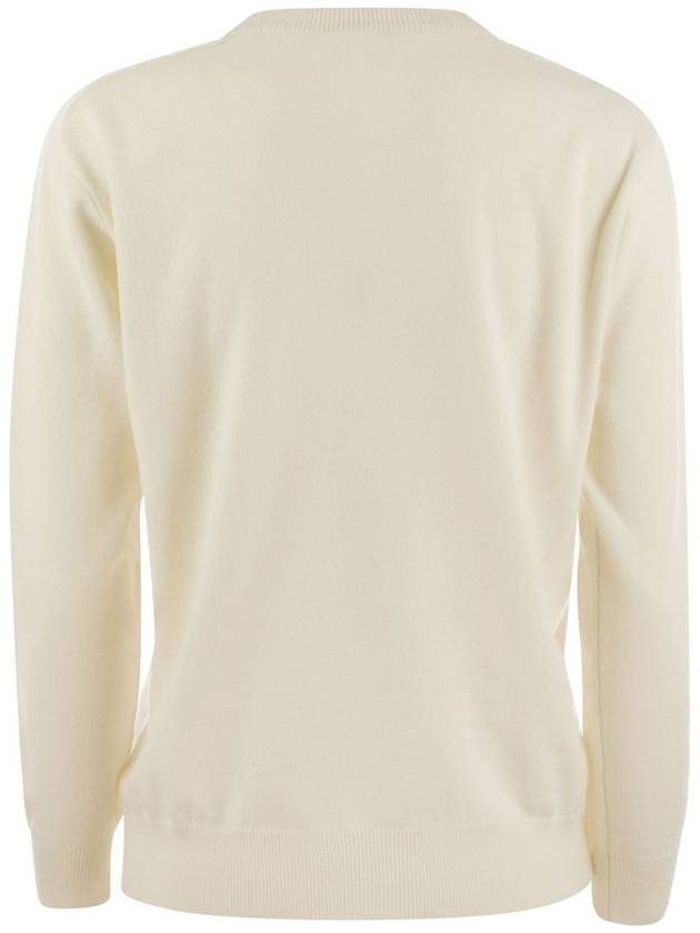 Cewneck knit sweater M12167900P_C2723 - BRUNELLO CUCINELLI - BALAAN 3