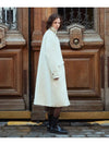 Women's Francis Winter Wool Single Coat Cream - LETTER FROM MOON - BALAAN 5