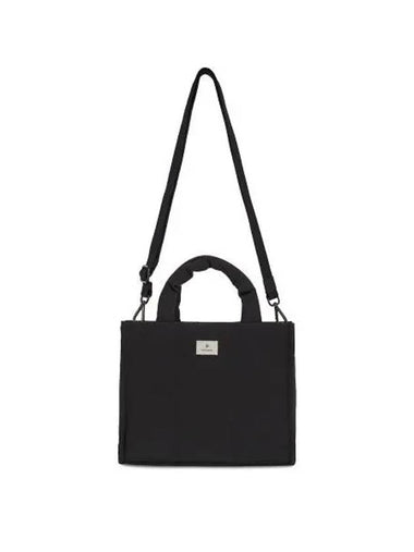 Cample Medium Tote Bag Black S24FWCTB19 - SNOW PEAK - BALAAN 1