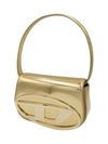 1DR Iconic Mirror Leather Shoulder Bag Gold - DIESEL - BALAAN 4