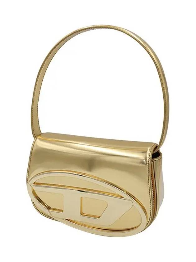 1DR Mirrored Leather Shoulder Bag Gold - DIESEL - BALAAN 4