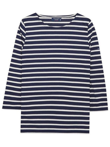 Galathee Striped Sailor Long Sleeve T-Shirt Navy - SAINT JAMES - BALAAN 1