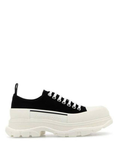 Tread Slick Low Top Sneakers Black - ALEXANDER MCQUEEN - BALAAN 1