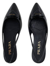 Patent Leather Slingback Heels Black - PRADA - BALAAN 7