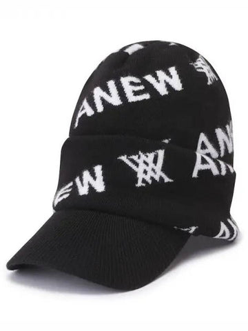 Anew Stripe Wadding Knit Ball Cap Baseball BK Domestic Product GQCY24070414415 - ANEWGOLF - BALAAN 1