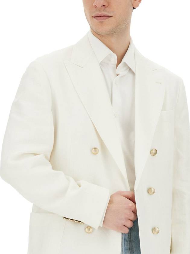 Jacket MS4987BBDE C8963 WHITE - BRUNELLO CUCINELLI - BALAAN 5