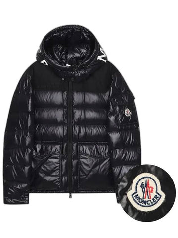 Logo Patch Gombey Hood Padding Men's Black Size 5 1A00104 E926 - MONCLER - BALAAN 1