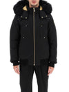 Gold Ballistic Bomber Jacket Black Fox Fur Black - MOOSE KNUCKLES - BALAAN 3