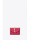 Monogram Envelope Small Half Wallet Fuchsia - SAINT LAURENT - BALAAN 2