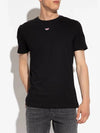 Men's T Diego D Patch Short Sleeve T-Shirt Black - DIESEL - BALAAN 2