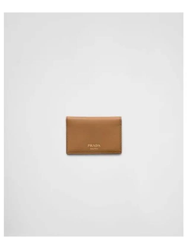 Leather Card Wallet Caramel 2MC101 2CYS F02EC - PRADA - BALAAN 2