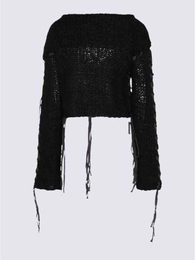 Racing knit cardigan black - ACNE STUDIOS - BALAAN 5