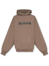 Destroyed Oversized Hoodie Brown - BALENCIAGA - BALAAN 2