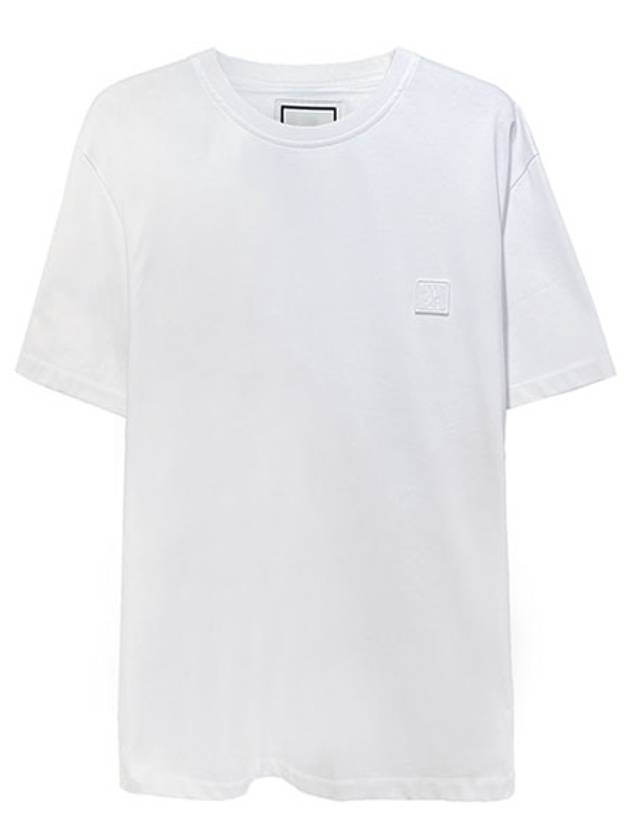 Butterfly Back Logo Short Sleeve T-Shirt White - WOOYOUNGMI - BALAAN.
