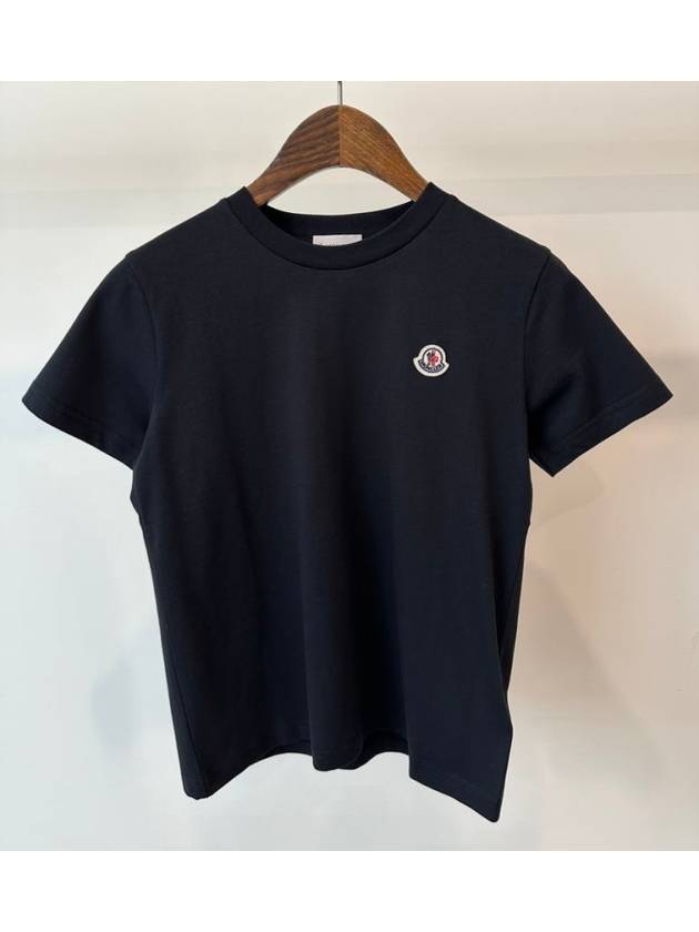 Kids T Shirt J19548C00018 Black 10A - MONCLER - BALAAN 1