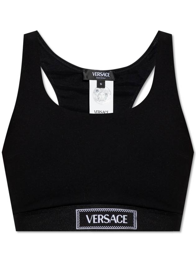 Versace Crop Top, Women's, Black - VERSACE - BALAAN 1