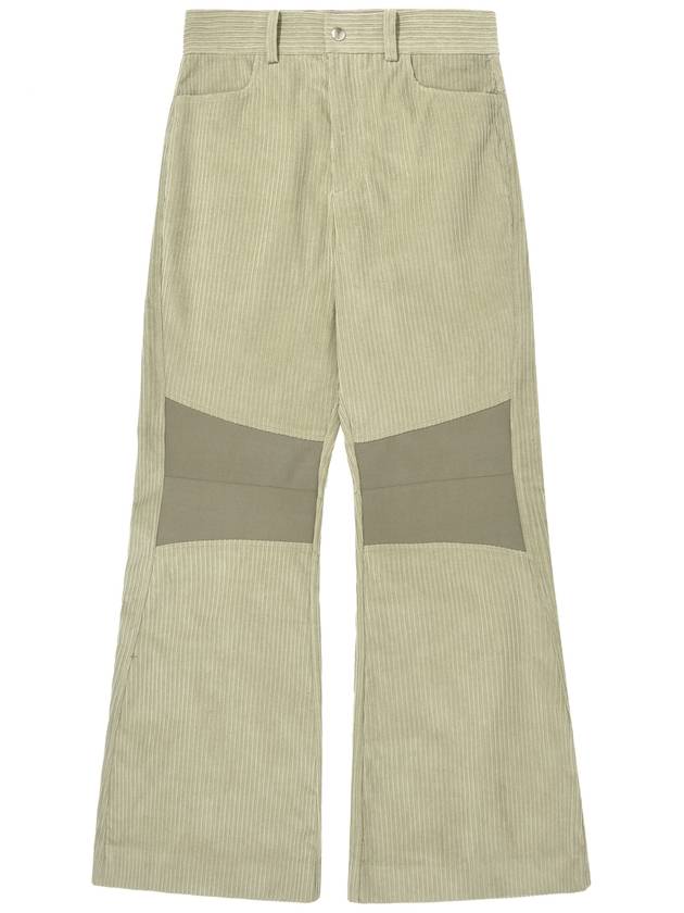 Profit Corduroy Flared Pants Green MM223PT003GRN - MONTSENU - BALAAN 7