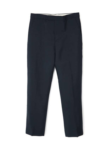 Mohair Formal Straight Pants Black - GUCCI - BALAAN 1