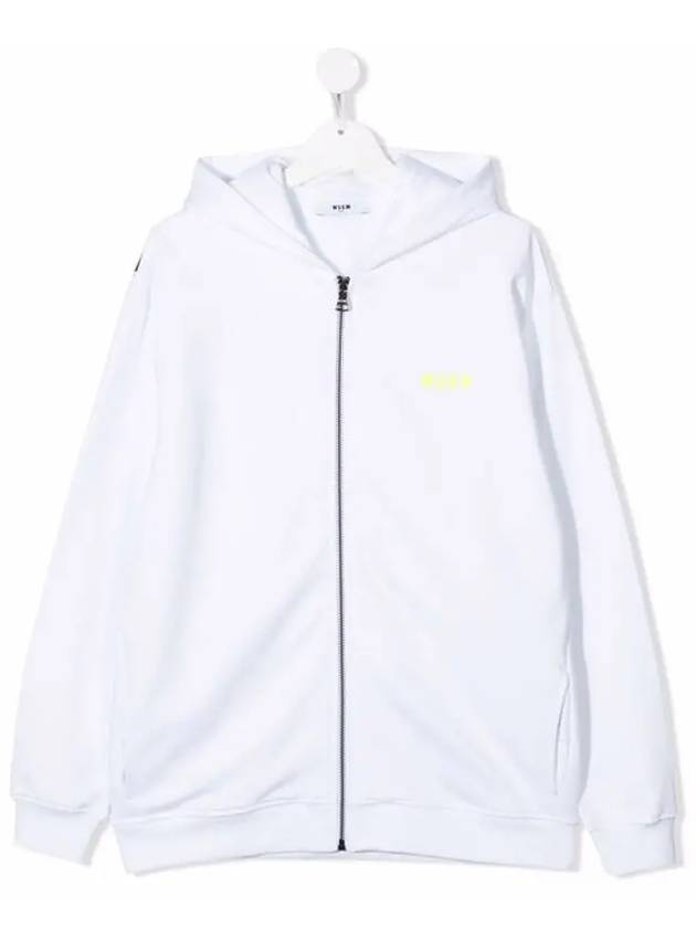 Kids Logo Print Zip up Hoodie MS027894 001 - MSGM - BALAAN 2