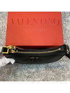 V Logo Hobo Shoulder Bag Black - VALENTINO - BALAAN 7