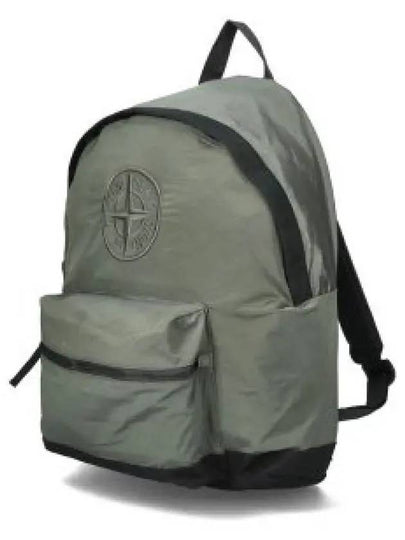 Compass Logo Nylon Backpack Green - STONE ISLAND - BALAAN 2