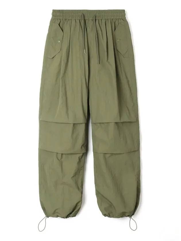 Tasran two-tuck pocket parachute pants_khaki - INDUST - BALAAN 7