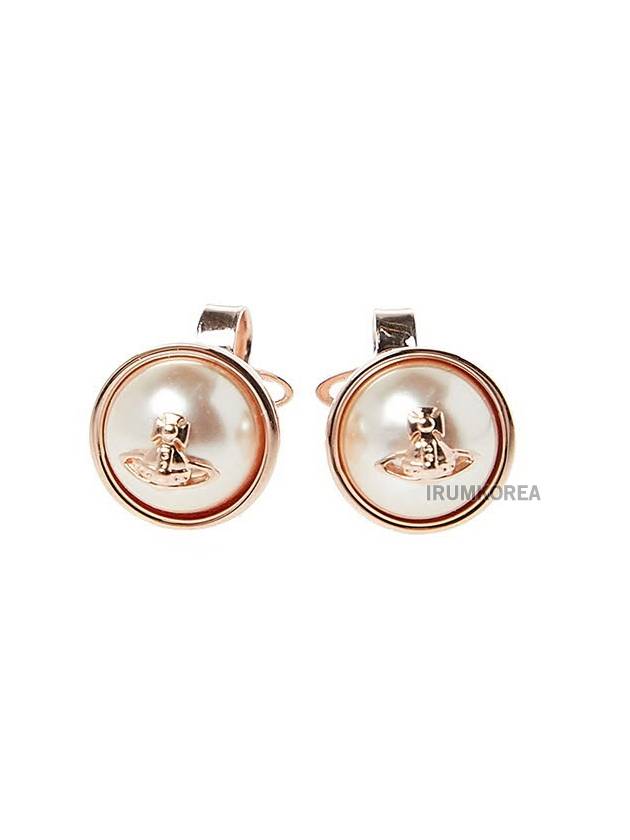 Olga Pearl Small Earrings Pink Gold - VIVIENNE WESTWOOD - BALAAN 10