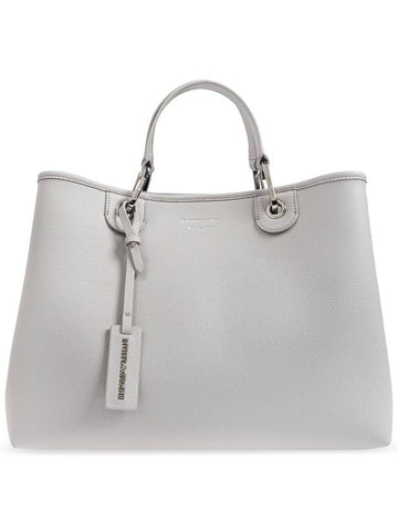 Emporio Armani Eco Leather Handbag, Women's, Grey - EMPORIO ARMANI - BALAAN 1