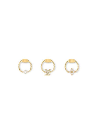 Lady LV Ring Set Gold - LOUIS VUITTON - BALAAN 1