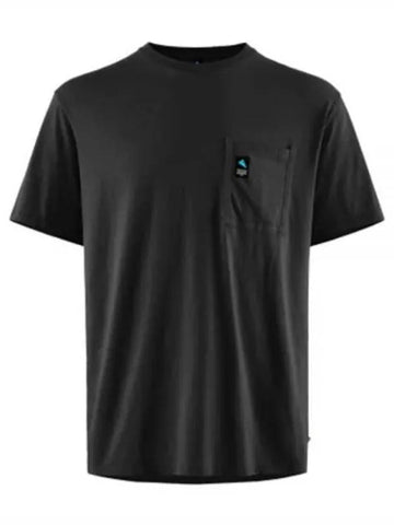 Men's Runa Pocket Short Sleeve T-Shirt Raven - KLATTERMUSEN - BALAAN 1