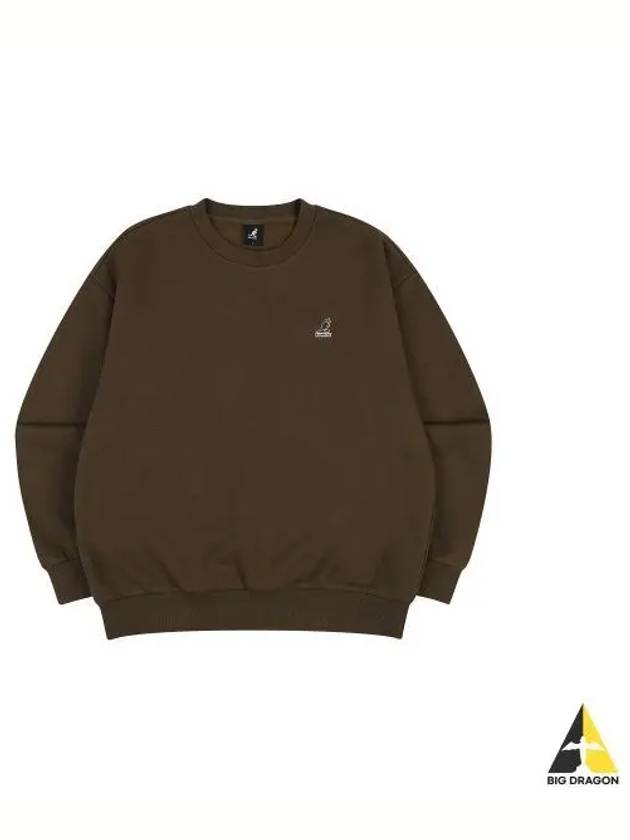 Big Symbol Sweatshirt 1756 Brown - KANGOL - BALAAN 1